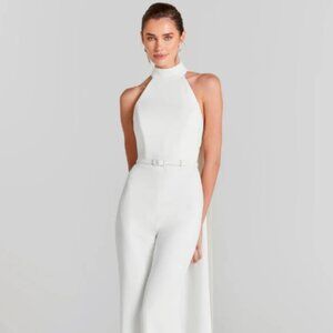 Nadine Merabi Lorrie White Jumpsuit